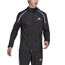 adidas Lauf-Trainingsjacke Marathon WIND.RDY (360° reflektierendes Design, schmal) schwarz Herren